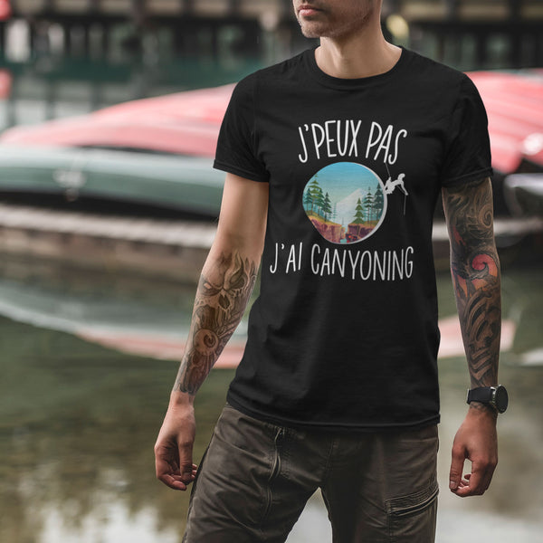 T-shirt Homme Je peux pas Canyoning - Planetee
