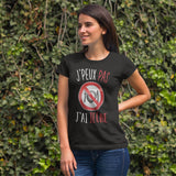 T-shirt femme J'peux pas J'ai Jeûne noir - Planetee