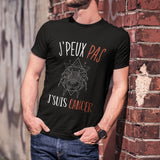 T-shirt homme J'peux pas J'suis Cancer noir - Planetee