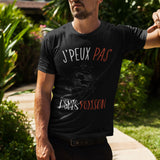 T-shirt homme J'peux pas J'suis Poisson noir - Planetee