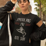 T-shirt Femme J'peux pas j'ai Kite Surf - Planetee