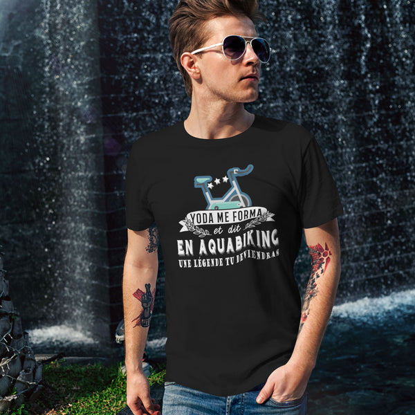 T-shirt Homme Aquabiking une légende tu deviendras - Planetee