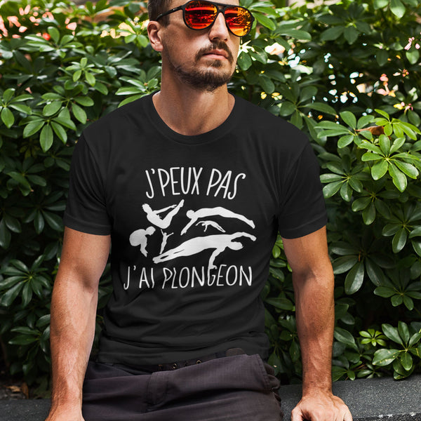 T-shirt Homme Je peux pas Plongeon - Planetee