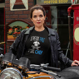 T-shirt femme J'peux pas j'suis chef - Planetee