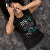 T-shirt femme J'peux pas j'ai mon clavier qui m'attend - Planetee