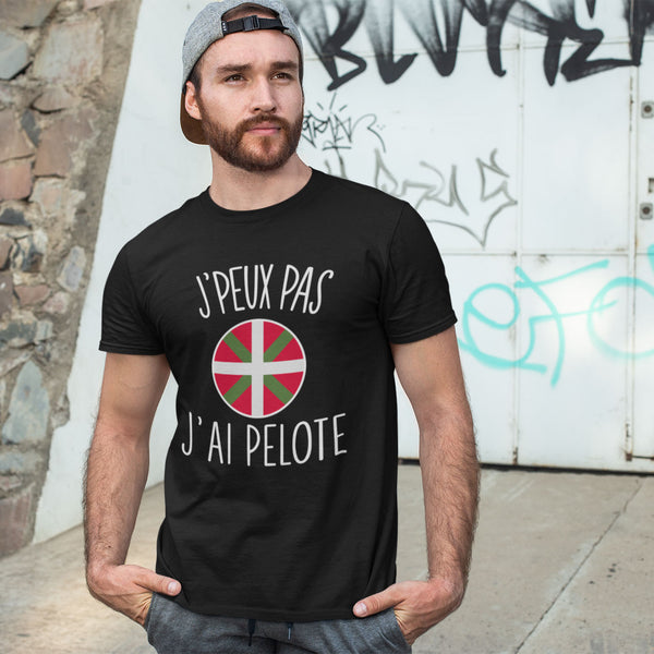 T-shirt Homme Je peux pas Pelote Basque - Planetee