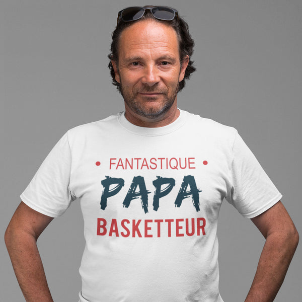 T-shirt homme Papa Basketteur - Planetee