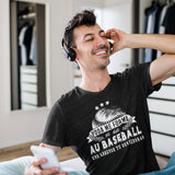 T-shirt Homme Baseball une légende tu deviendras - Planetee
