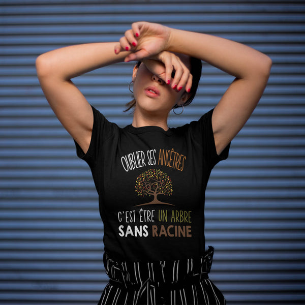 T-shirt femme généalogie - Planetee