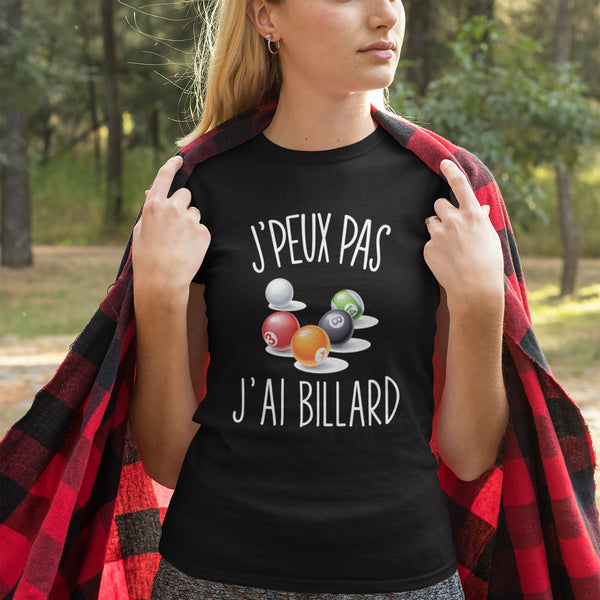 T-shirt Femme Billard - Planetee
