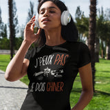 T-shirt femme J'peux pas je dois chiner - Planetee