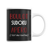 Mug Sudoku C'est ma Routine - Planetee