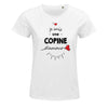 T-shirt femme Copine d'amour - Planetee