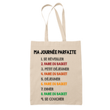 Tote Bag Basket Journée Parfaite - Planetee