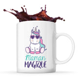 Mug blanc Licorne Magique Maman - Planetee