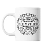 Mug Ergonome Le Mythe la Légende blanc - Planetee