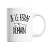 Mug Chat Persan Je le ferai demain - Planetee