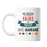Mug Ma mission Tricot avec Marraine - Planetee