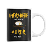 Mug Infirmière de jour Auror de nuit - Planetee