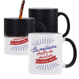 Mug magique Cheffe de chantier Femme Meilleure de France | Tasse Métier imprimée en France - Planetee