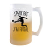 Chope de bière Futsal j'peux pas - Planetee