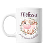 Mug Mélissa Amour et Biberon de Lait Vache - Planetee