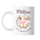 Mug Mélissa Amour et Biberon de Lait Vache - Planetee