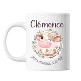 Mug Clémence Amour et Biberon de Lait Vache - Planetee