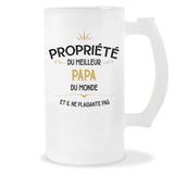 Chope de bière Papa Propriété - Planetee