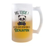 Chope de bière Benjamin Pas Touche Panda - Planetee