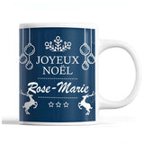 Tasse Noël Rose-Marie Bleu - Planetee