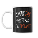 Mug Brocante j'peux pas Noir - Planetee