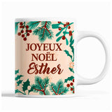 Tasse Noël Esther Beige - Planetee