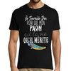 T-shirt Homme Paon | Je travaille dur - Planetee