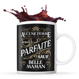 Mug noir Femme Parfaite Belle-Maman - Planetee