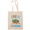 Sac Tote Bag J'peux pas Aquarium beige - Planetee