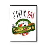 Affiche Blanquette j'peux pas Blanc Premium - Planetee