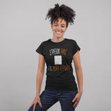 T-shirt femme J'peux pas j'ai mots fléchés - Planetee