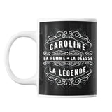 Mug Prénom Caroline La Déesse La Légende - Planetee