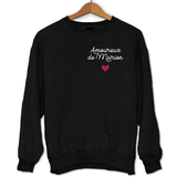 Sweat couple Amoureux-se de XX | Prénom Personnalisable - Planetee