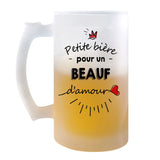 Chope de bière Petite Pinte d'un Beauf d'amour - Planetee