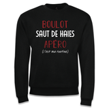 Sweat Saut de Haies C'est ma Routine - Planetee