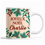 Tasse Noël Charlie Beige - Planetee
