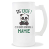 Chope de bière Mamie Pas Touche Panda - Planetee