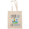 Sac Tote Bag J'peux pas Animateur beige - Planetee