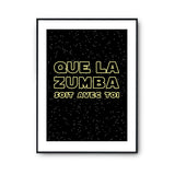 Affiche zumba soit avec toi - Planetee