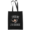 Sac Tote Bag Aéroboxe Je peux pas Noir - Planetee