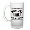 Chope de bière 1949 anniversaire 75 ans - Planetee