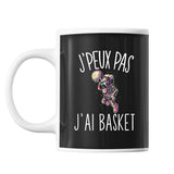 Mug Basketball j'peux pas Noir - Planetee