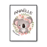 Affiche Anaëlle Bébé d'amour Koala - Planetee